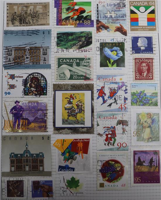 Six stamp albums